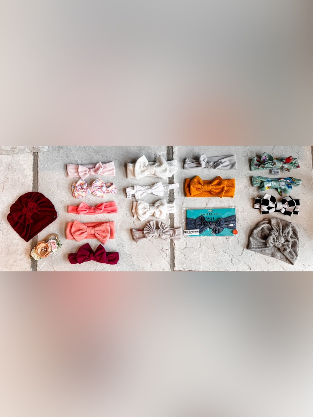 18 baby toddler headbands little Sleepies, posh peanut, magnetic me etc